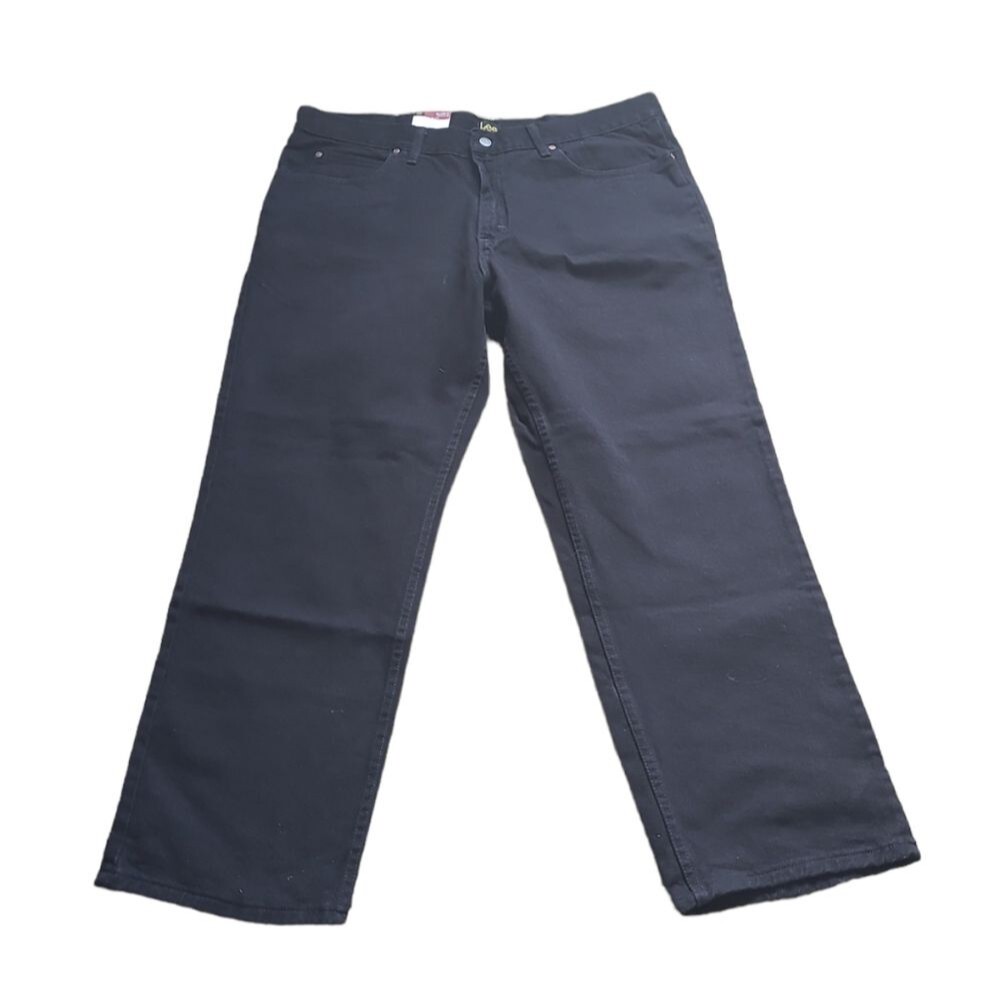 NWT new Lee men's Relaxed Fit straight leg High Rise denim Jeans 40×30 cotton